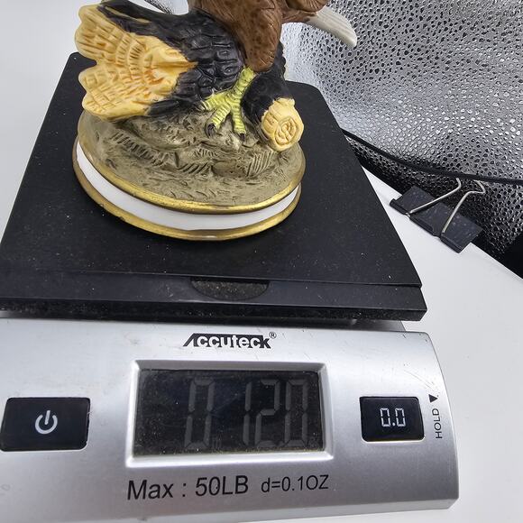 Americana Birds in Flight Collection Bald Eagle Porcelan Figurine Royal Heritage - Picture 7 of 7